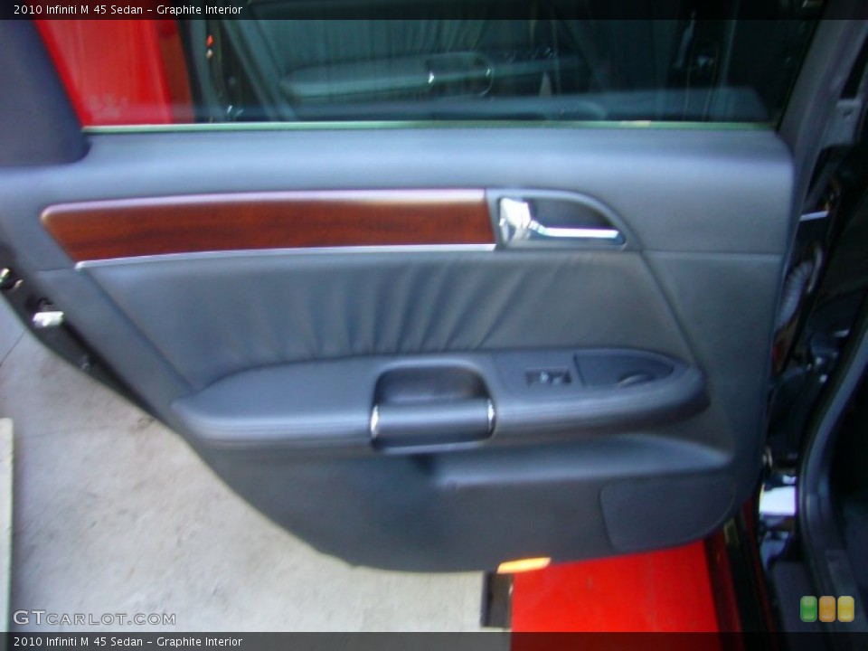 Graphite Interior Door Panel for the 2010 Infiniti M 45 Sedan #70844574