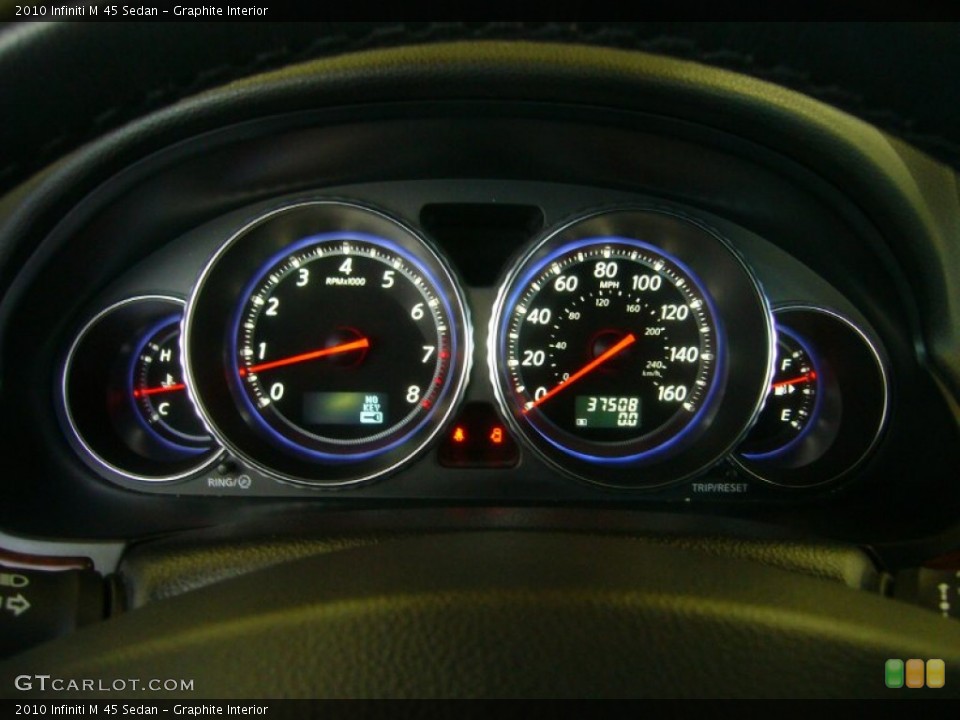 Graphite Interior Gauges for the 2010 Infiniti M 45 Sedan #70844691