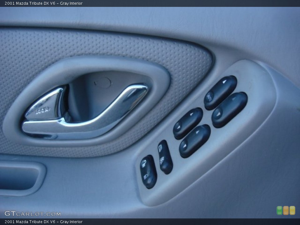 Gray Interior Controls for the 2001 Mazda Tribute DX V6 #70849266