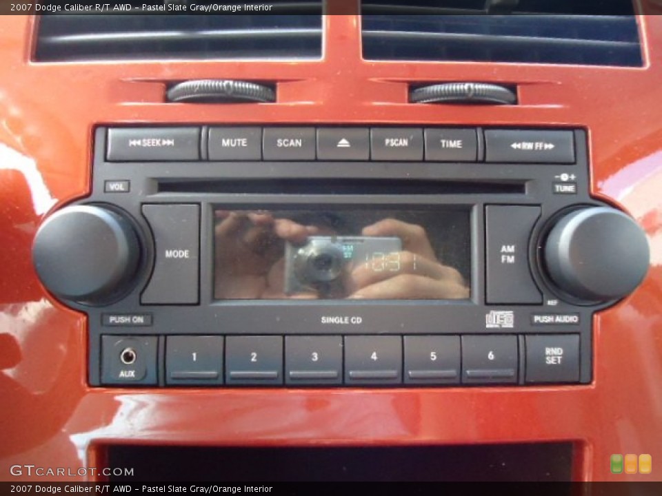 Pastel Slate Gray/Orange Interior Audio System for the 2007 Dodge Caliber R/T AWD #70853784