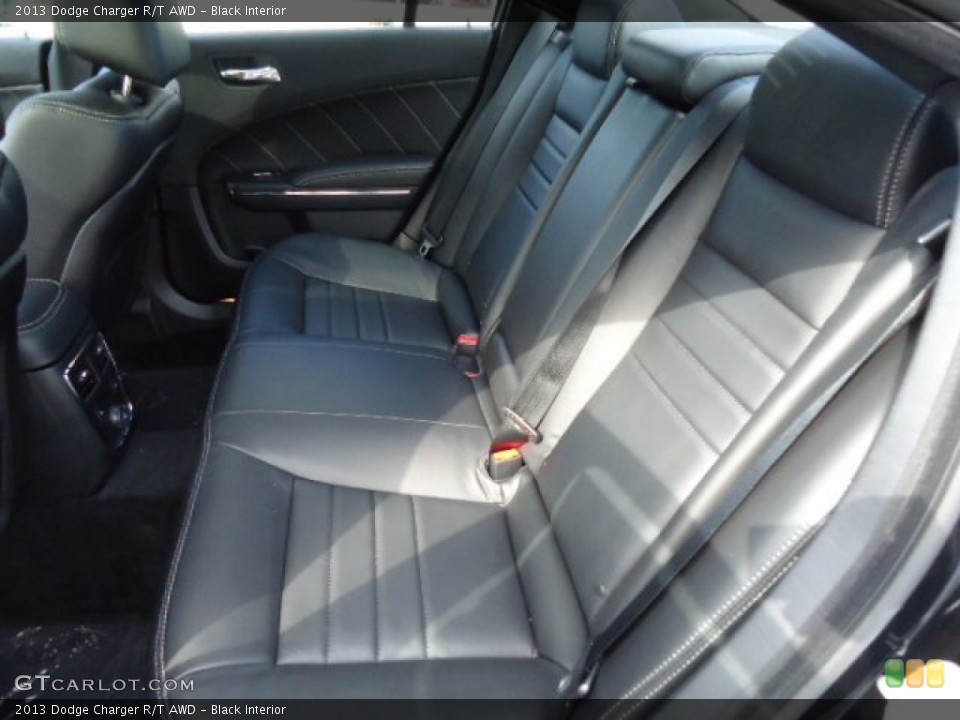 Black Interior Rear Seat for the 2013 Dodge Charger R/T AWD #70854402