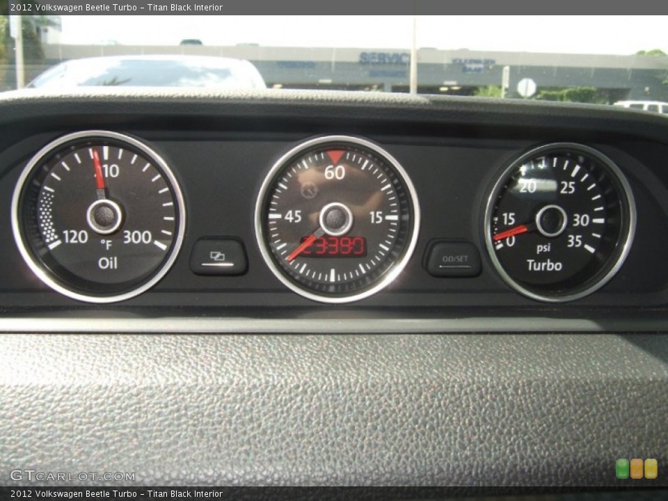 Titan Black Interior Gauges for the 2012 Volkswagen Beetle Turbo #70855623