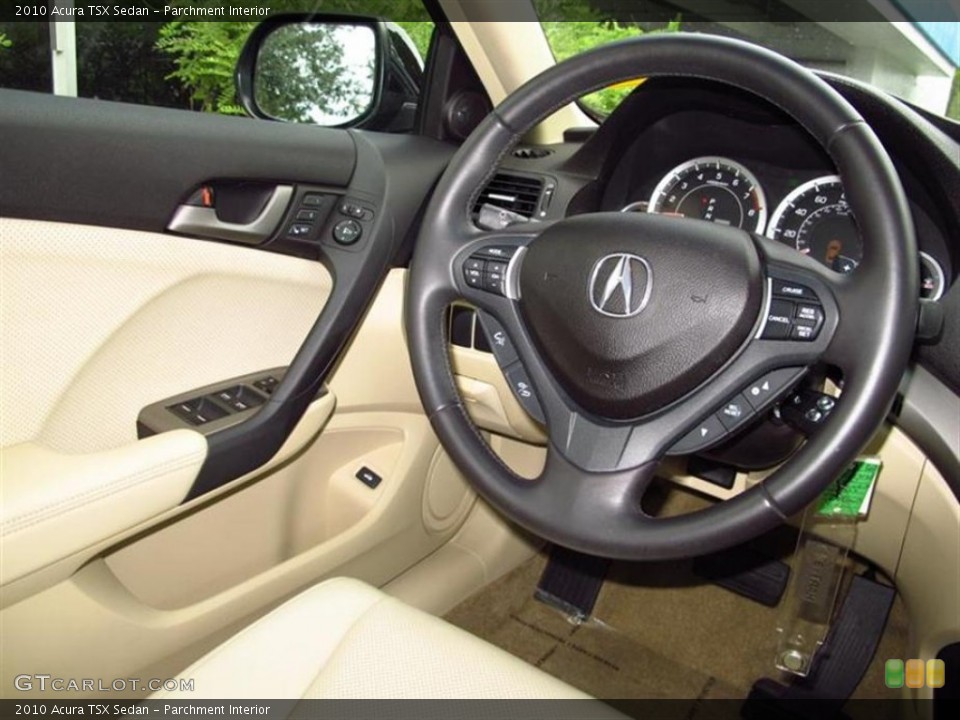 Parchment Interior Steering Wheel for the 2010 Acura TSX Sedan #70858782