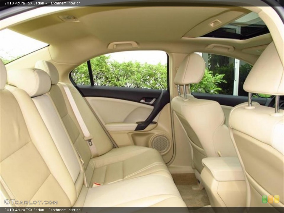 Parchment Interior Rear Seat for the 2010 Acura TSX Sedan #70858815