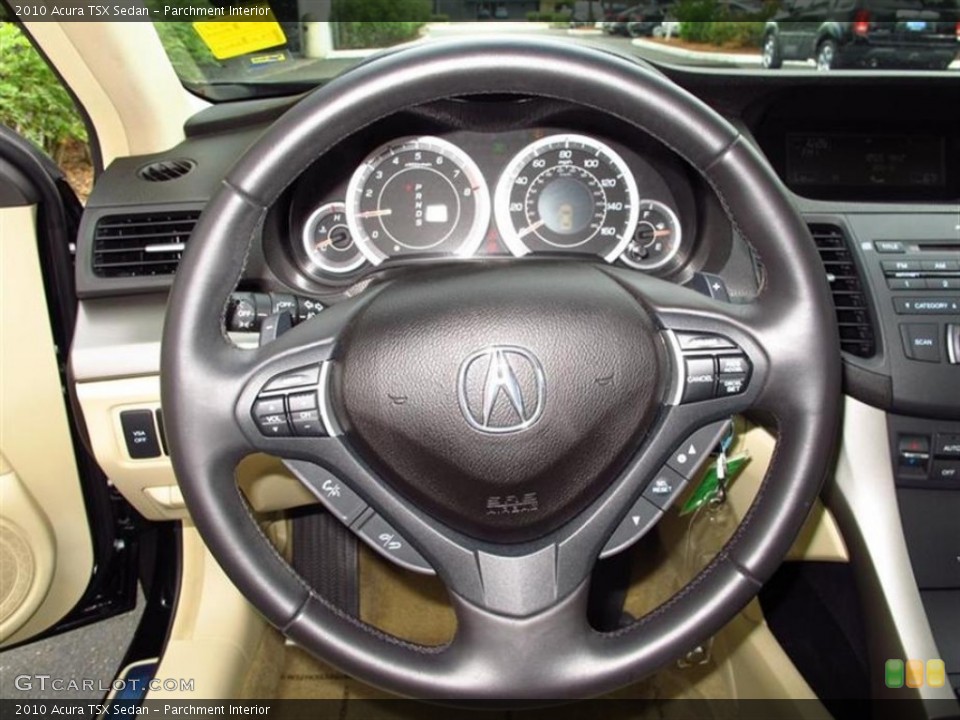 Parchment Interior Steering Wheel for the 2010 Acura TSX Sedan #70858846