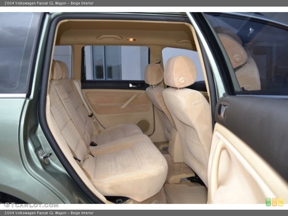 Beige Interior Rear Seat for the 2004 Volkswagen Passat GL Wagon #70859865