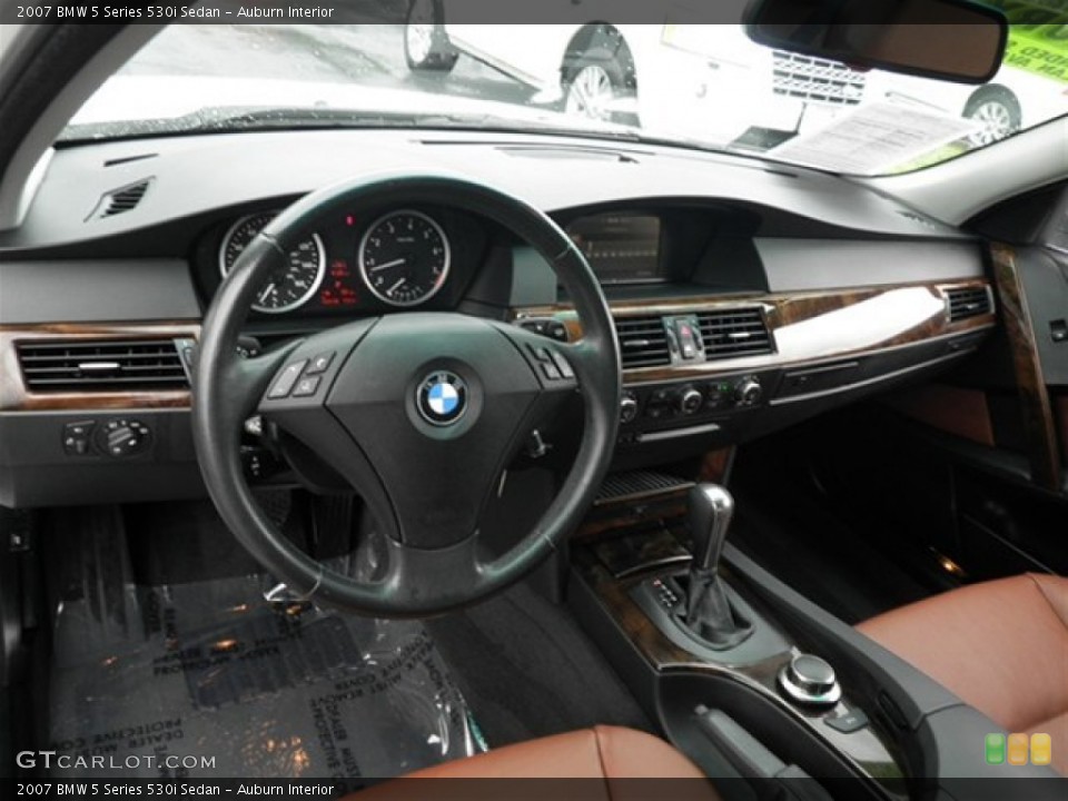 Auburn Interior Dashboard for the 2007 BMW 5 Series 530i Sedan #70860387