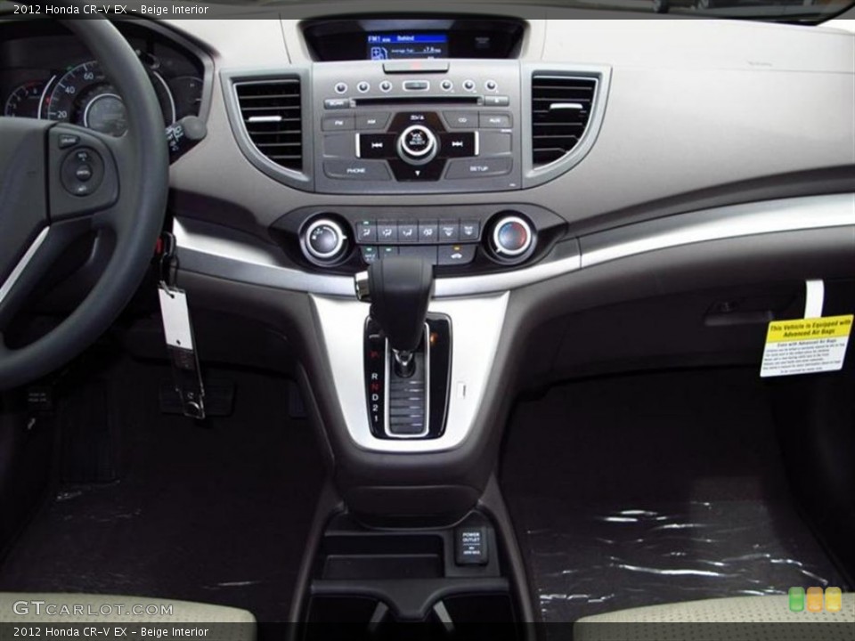 Beige Interior Controls for the 2012 Honda CR-V EX #70860597
