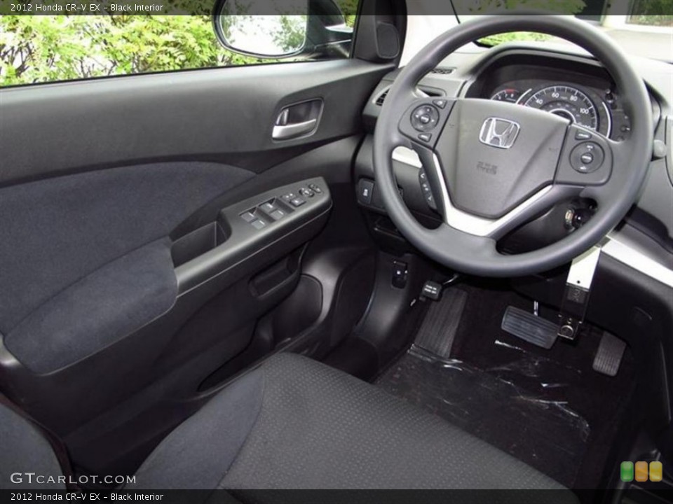 Black Interior Photo for the 2012 Honda CR-V EX #70860696