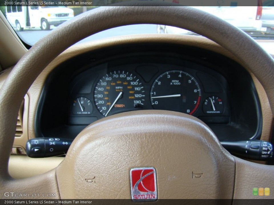 Medium Tan Interior Gauges for the 2000 Saturn L Series LS Sedan #70865518