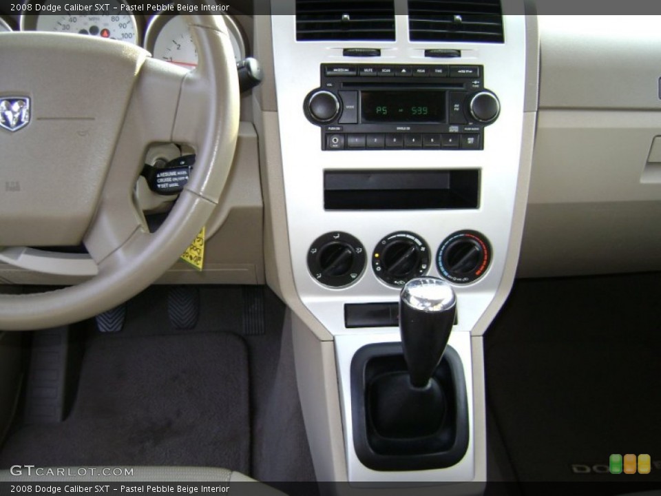 Pastel Pebble Beige Interior Controls for the 2008 Dodge Caliber SXT #70865713