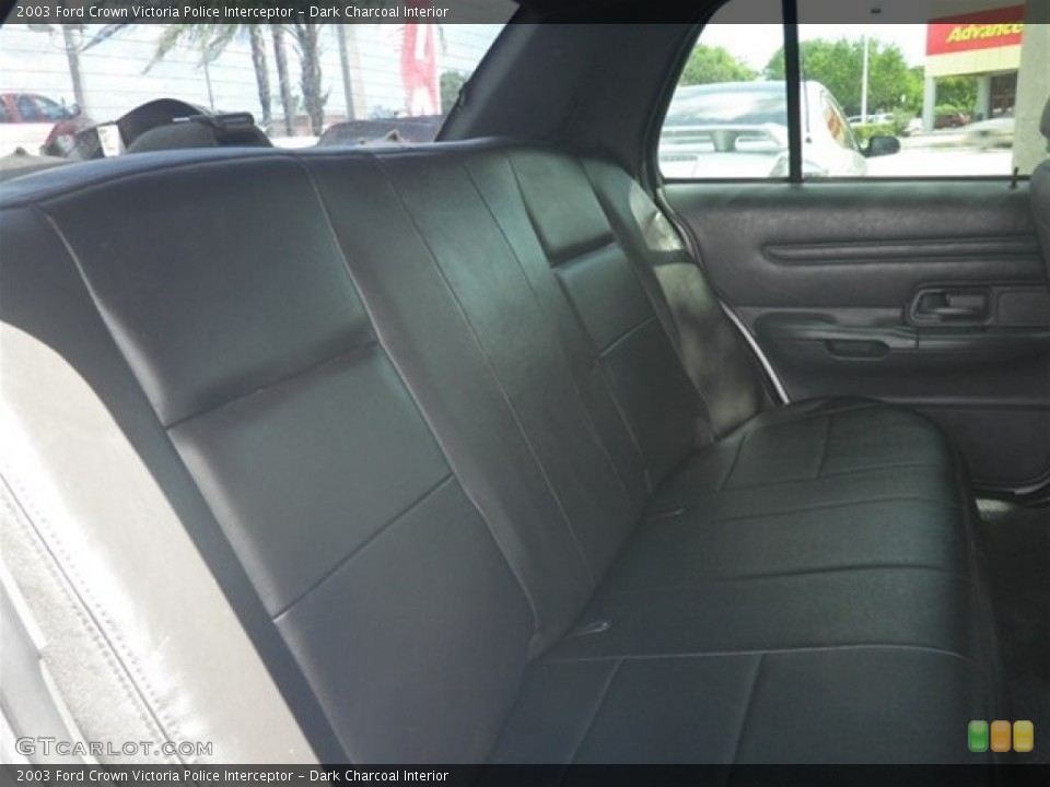 Dark Charcoal Interior Rear Seat for the 2003 Ford Crown Victoria Police Interceptor #70869052