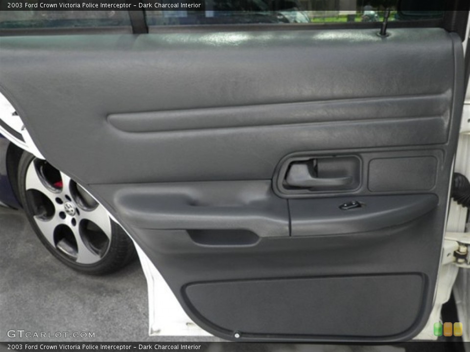 Dark Charcoal Interior Door Panel for the 2003 Ford Crown Victoria Police Interceptor #70869061