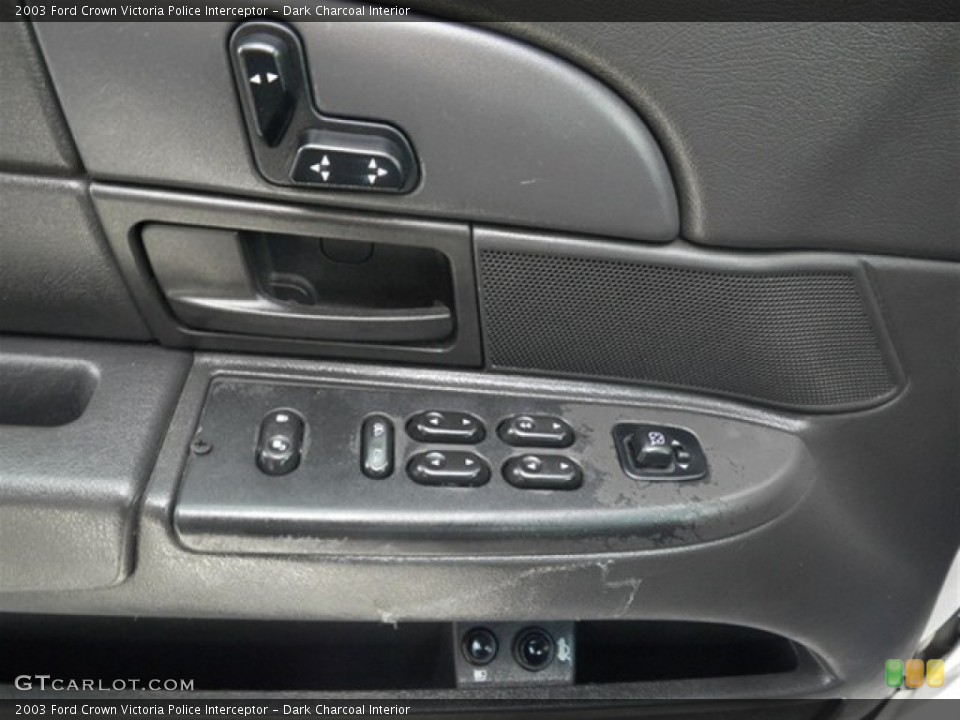 Dark Charcoal Interior Controls for the 2003 Ford Crown Victoria Police Interceptor #70869073