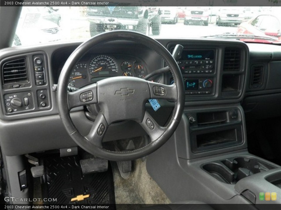 Dark Charcoal Interior Dashboard for the 2003 Chevrolet Avalanche 2500 4x4 #70870177