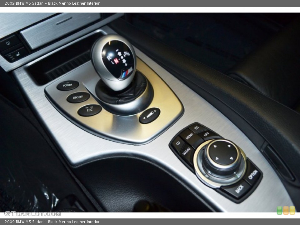 Black Merino Leather Interior Transmission for the 2009 BMW M5 Sedan #70872879