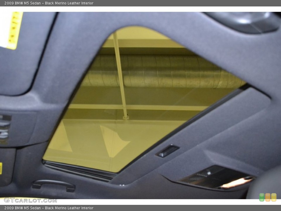 Black Merino Leather Interior Sunroof for the 2009 BMW M5 Sedan #70872895