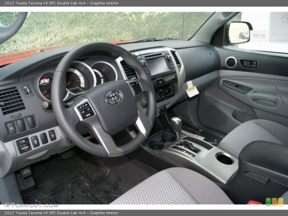Graphite Interior Photo for the 2013 Toyota Tacoma V6 SR5 Double Cab 4x4 #70873195