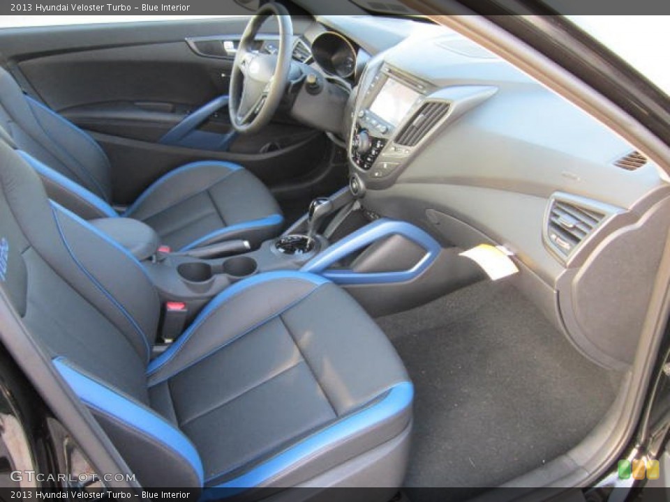 Blue Interior Photo for the 2013 Hyundai Veloster Turbo #70874093
