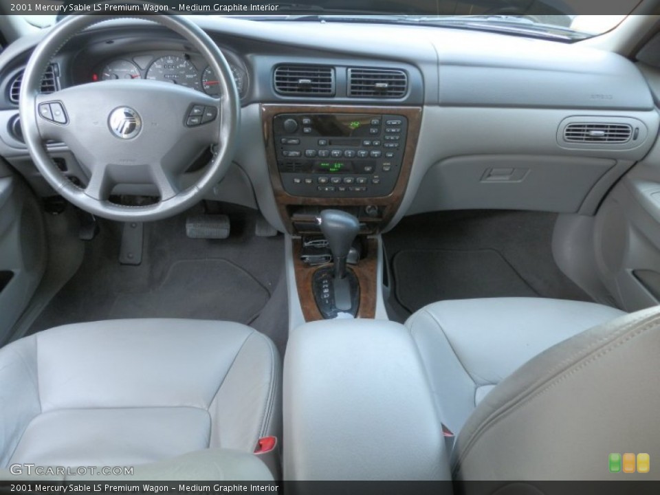 Medium Graphite Interior Dashboard for the 2001 Mercury Sable LS Premium Wagon #70874423