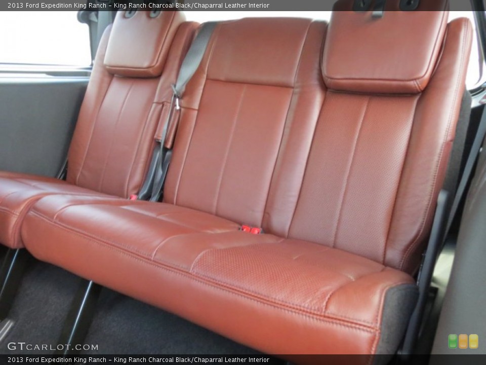 King Ranch Charcoal Black/Chaparral Leather Interior Rear Seat for the 2013 Ford Expedition King Ranch #70880269