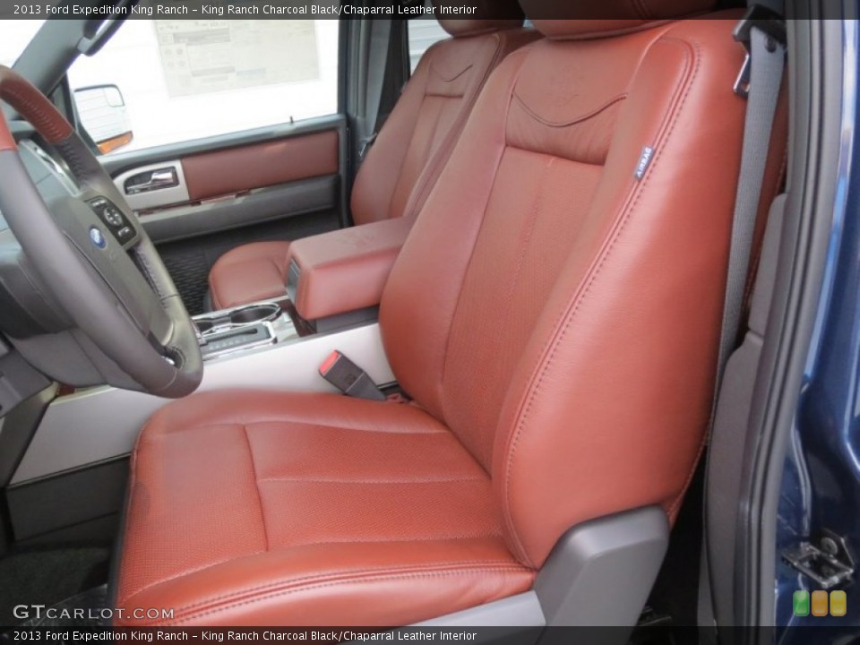King Ranch Charcoal Black/Chaparral Leather Interior Photo for the 2013 Ford Expedition King Ranch #70880287