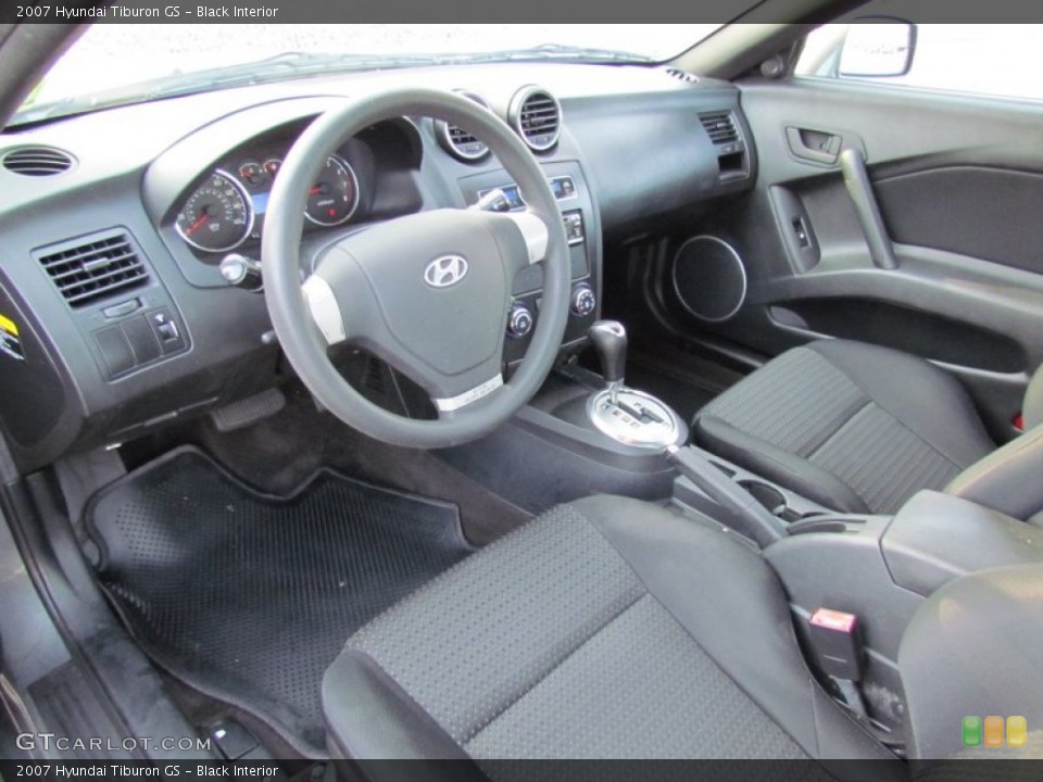 Black Interior Prime Interior for the 2007 Hyundai Tiburon GS #70880544
