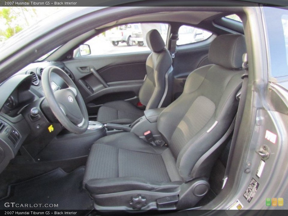 Black Interior Photo for the 2007 Hyundai Tiburon GS #70880554