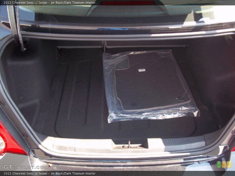 Jet Black/Dark Titanium Interior Trunk for the 2013 Chevrolet Sonic LS Sedan #70882282