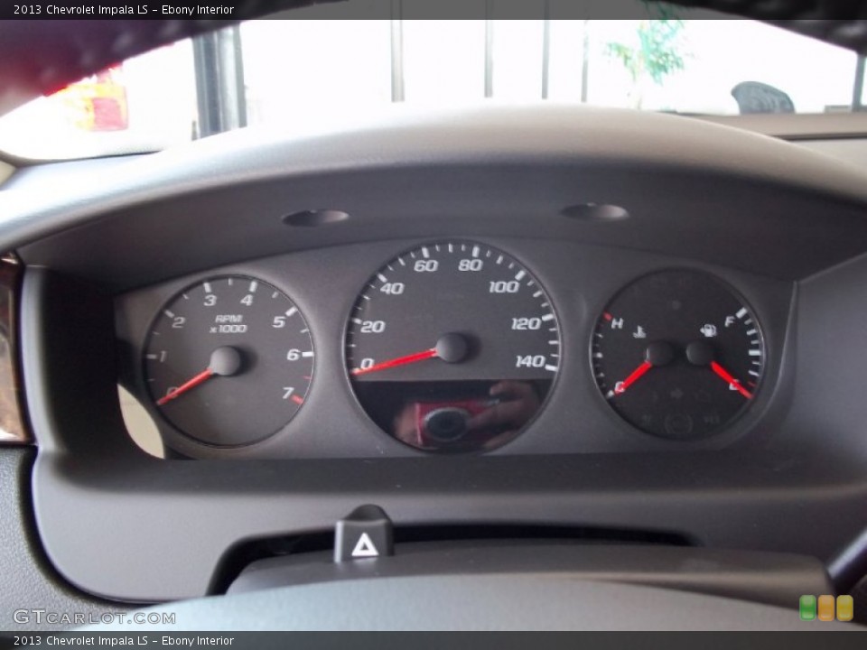 Ebony Interior Gauges for the 2013 Chevrolet Impala LS #70882501