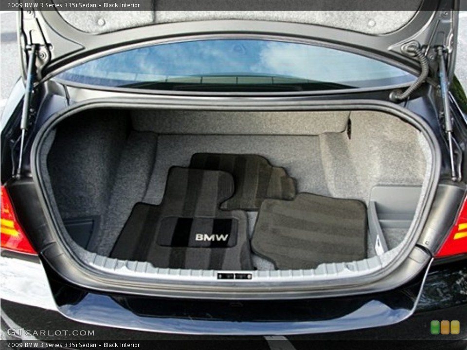 Black Interior Trunk for the 2009 BMW 3 Series 335i Sedan #70883848