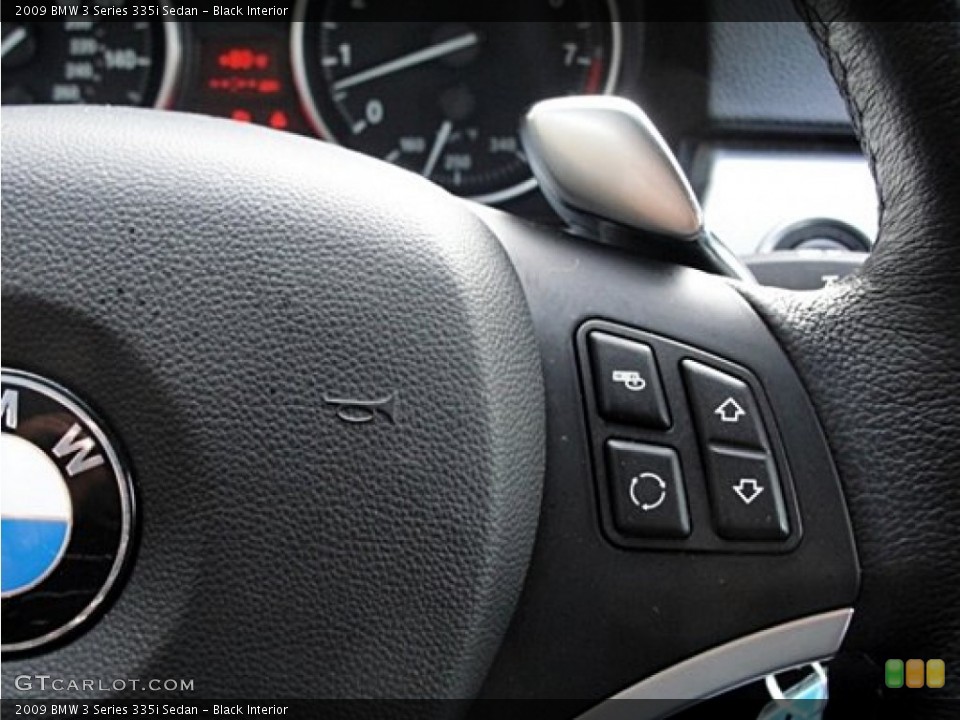 Black Interior Controls for the 2009 BMW 3 Series 335i Sedan #70883899