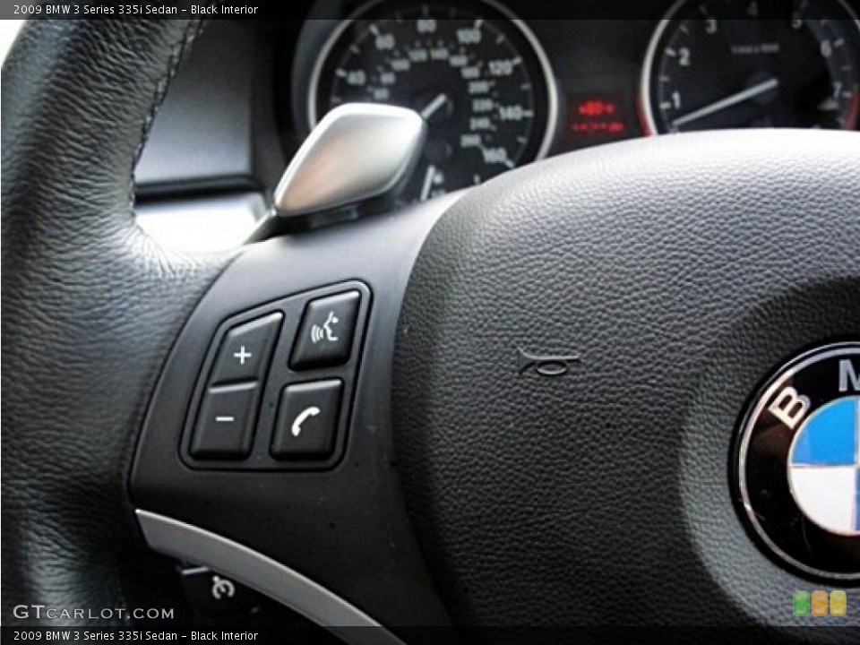Black Interior Controls for the 2009 BMW 3 Series 335i Sedan #70883911