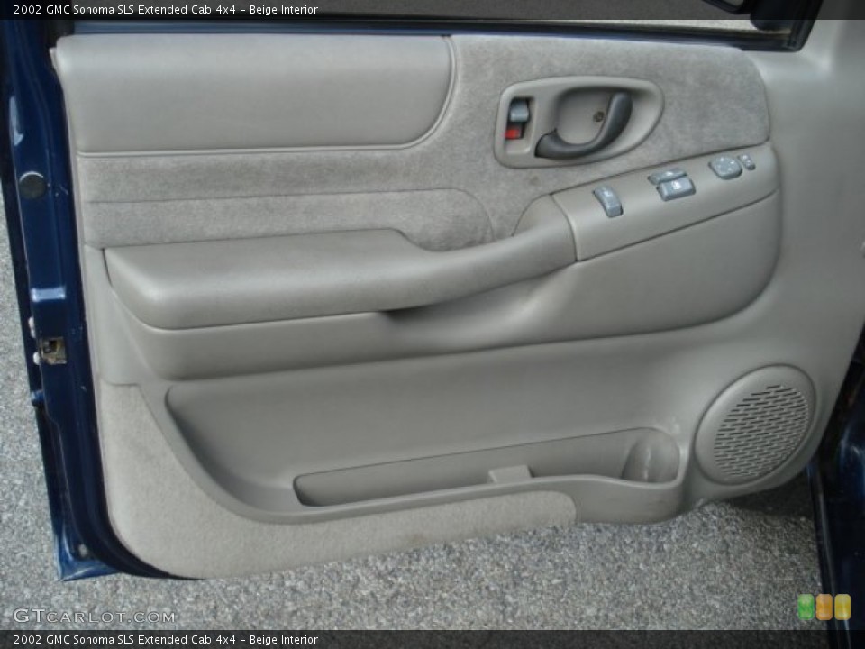 Beige Interior Door Panel for the 2002 GMC Sonoma SLS Extended Cab 4x4 #70885390
