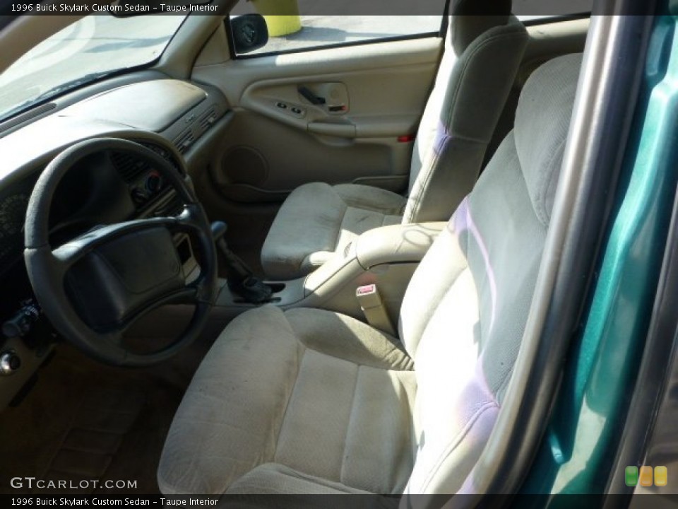 Taupe Interior Front Seat for the 1996 Buick Skylark Custom Sedan #70885855