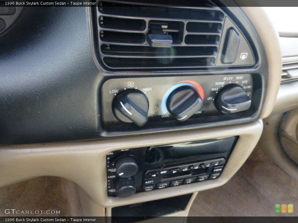 Taupe Interior Controls for the 1996 Buick Skylark Custom Sedan #70885887