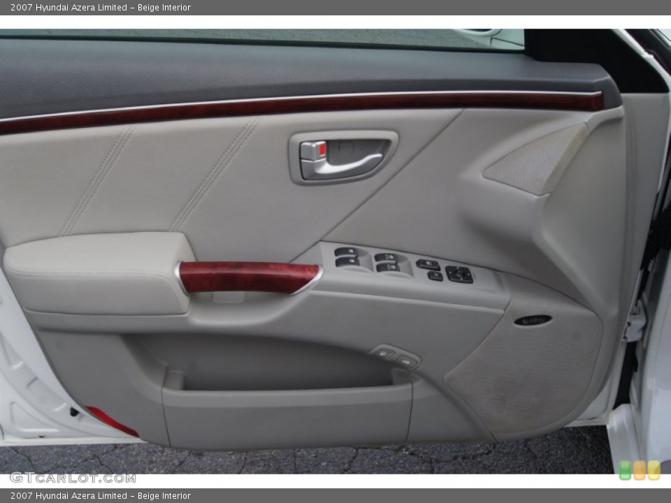 Beige Interior Door Panel for the 2007 Hyundai Azera Limited #70887772