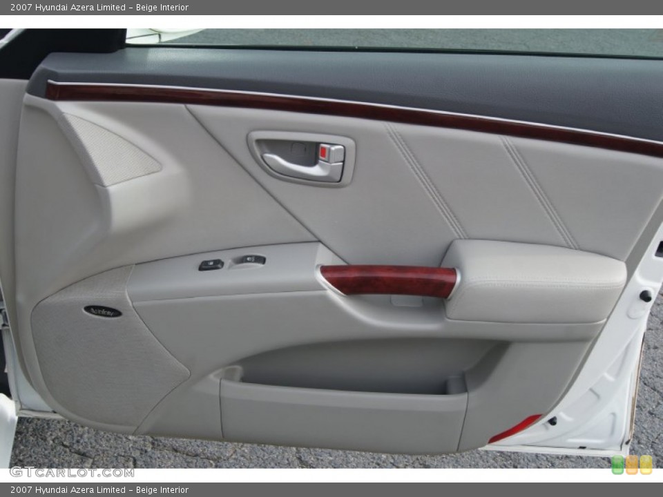 Beige Interior Door Panel for the 2007 Hyundai Azera Limited #70887818