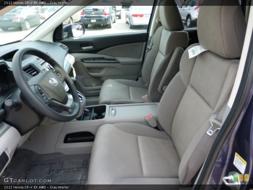 Gray Interior Front Seat for the 2013 Honda CR-V EX AWD #70888192