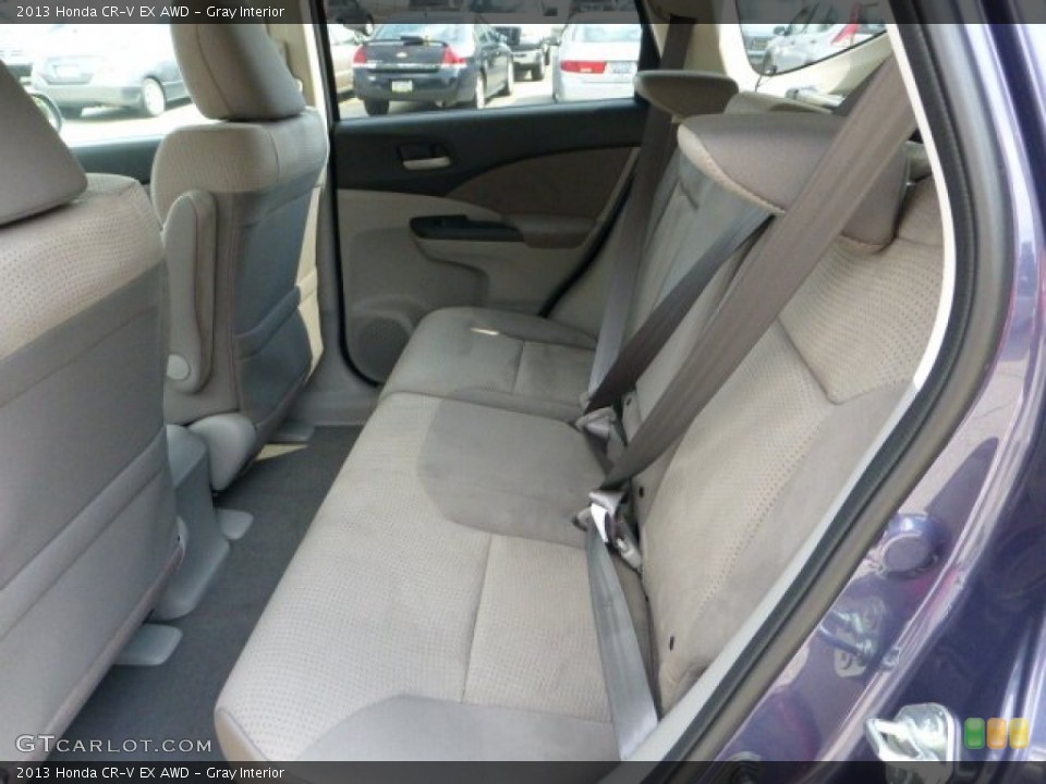Gray Interior Rear Seat for the 2013 Honda CR-V EX AWD #70888196