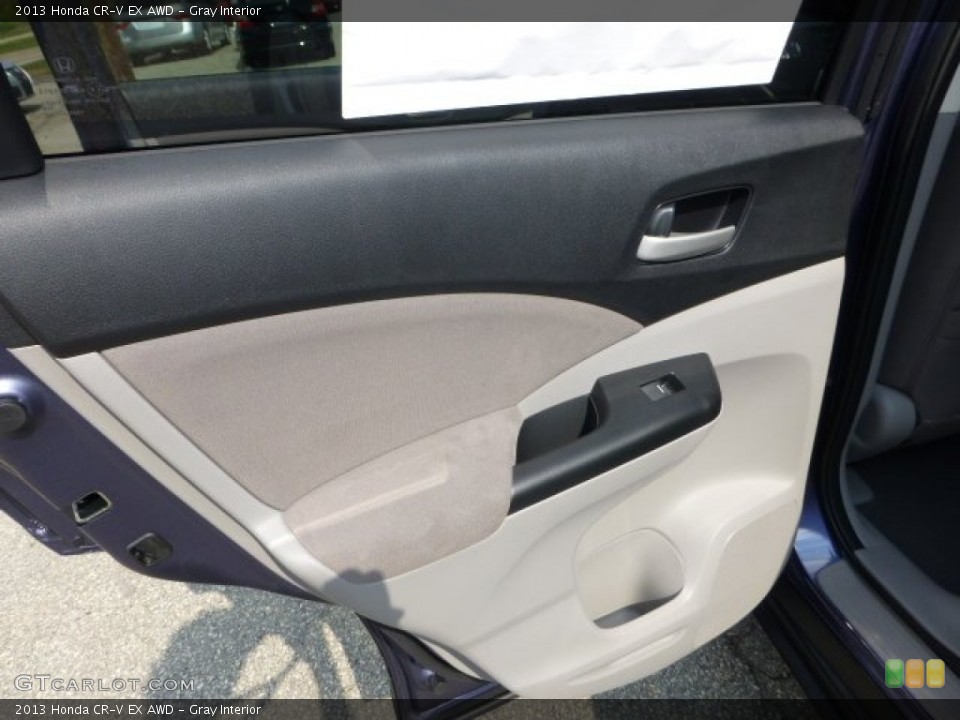 Gray Interior Door Panel for the 2013 Honda CR-V EX AWD #70888210