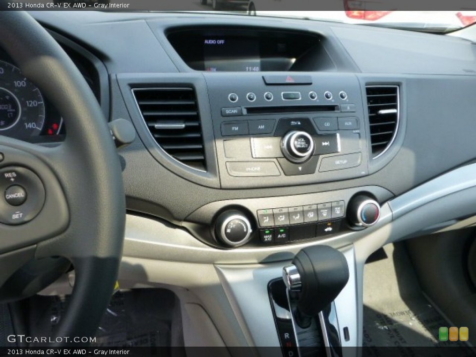 Gray Interior Controls for the 2013 Honda CR-V EX AWD #70888237