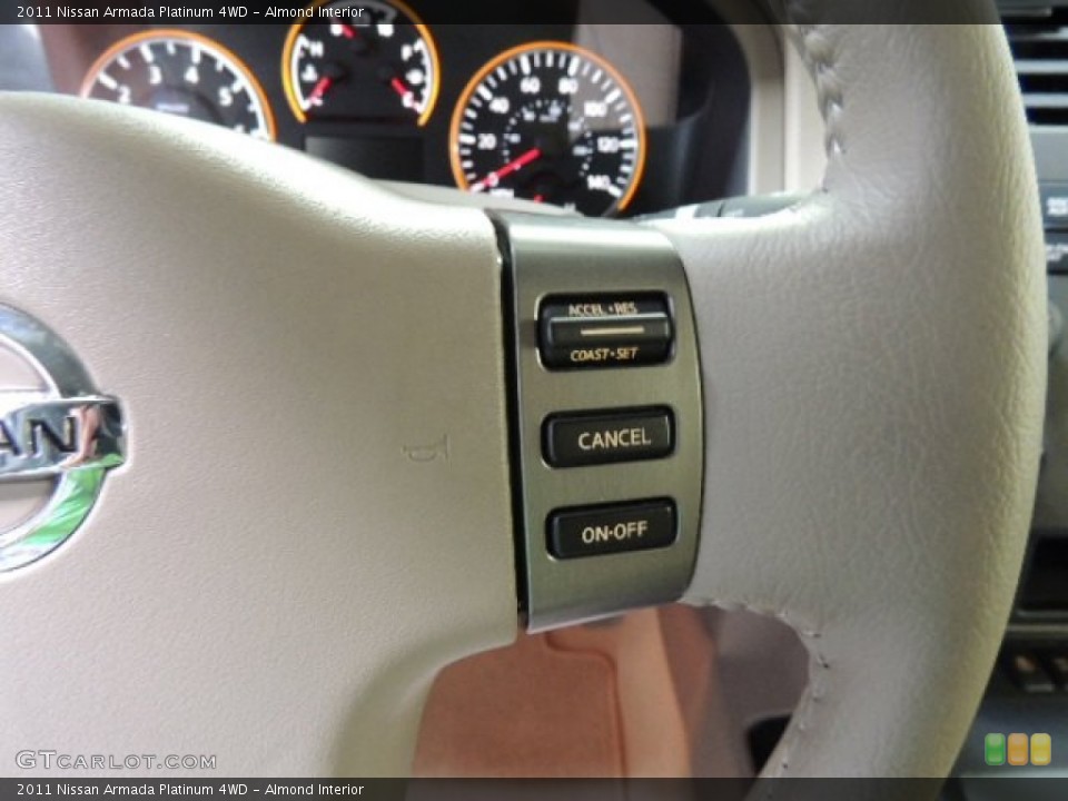 Almond Interior Controls for the 2011 Nissan Armada Platinum 4WD #70891788