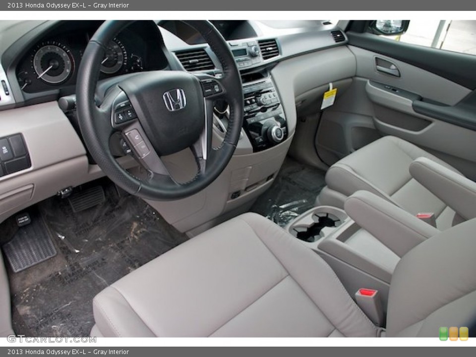 Gray Interior Prime Interior for the 2013 Honda Odyssey EX-L #70894012