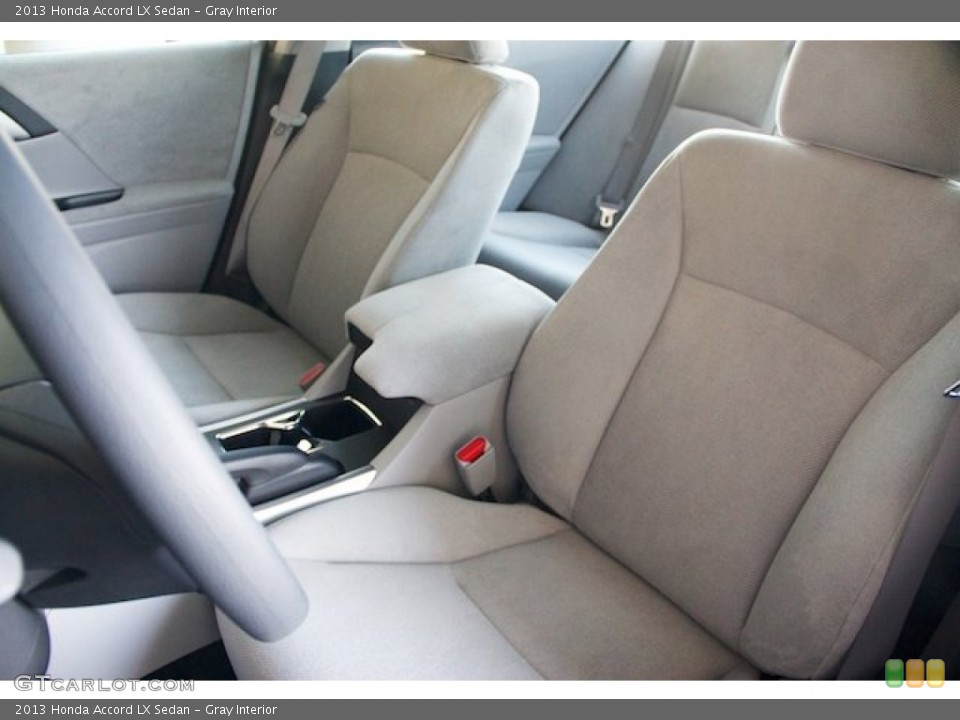 Gray Interior Front Seat for the 2013 Honda Accord LX Sedan #70894201