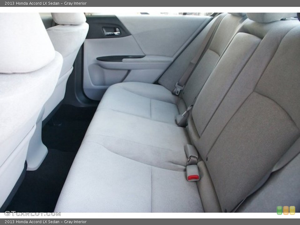 Gray Interior Rear Seat for the 2013 Honda Accord LX Sedan #70894210