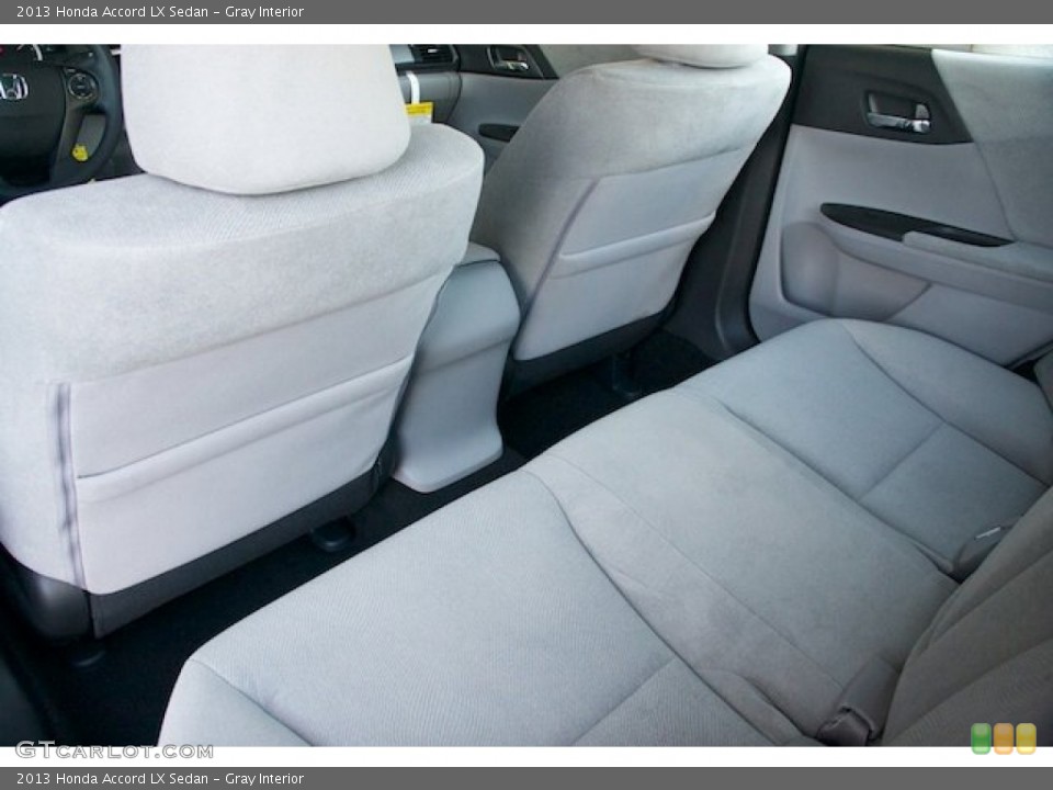 Gray Interior Rear Seat for the 2013 Honda Accord LX Sedan #70894216