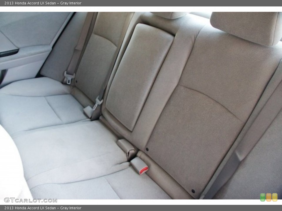 Gray Interior Rear Seat for the 2013 Honda Accord LX Sedan #70894234