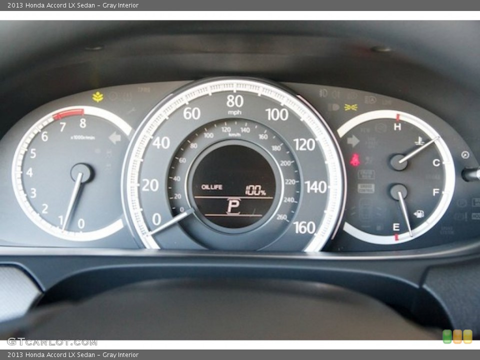 Gray Interior Gauges for the 2013 Honda Accord LX Sedan #70894249