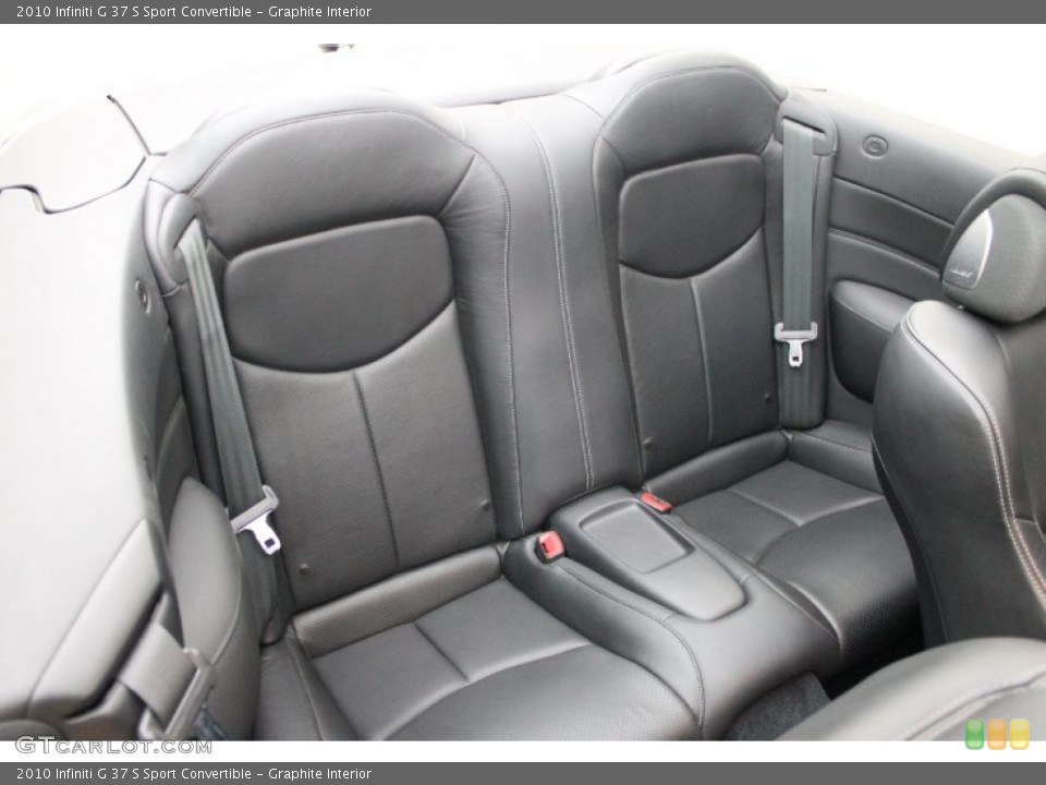 Graphite Interior Photo for the 2010 Infiniti G 37 S Sport Convertible #70900090